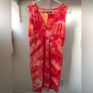 Vintage Y2K tie dye dress